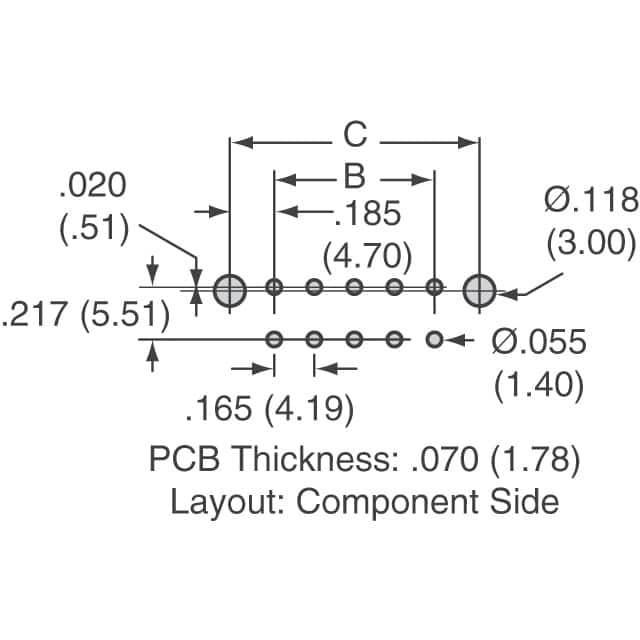 15246046 Molex  Headers Male Pins